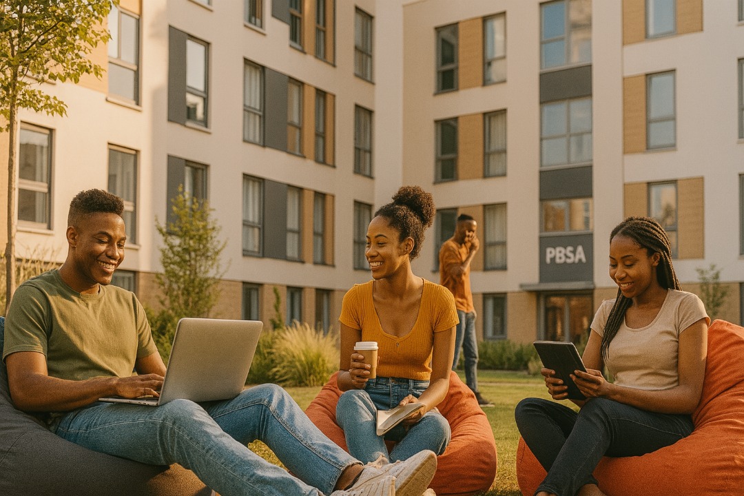 Modern PBSA student accommodation